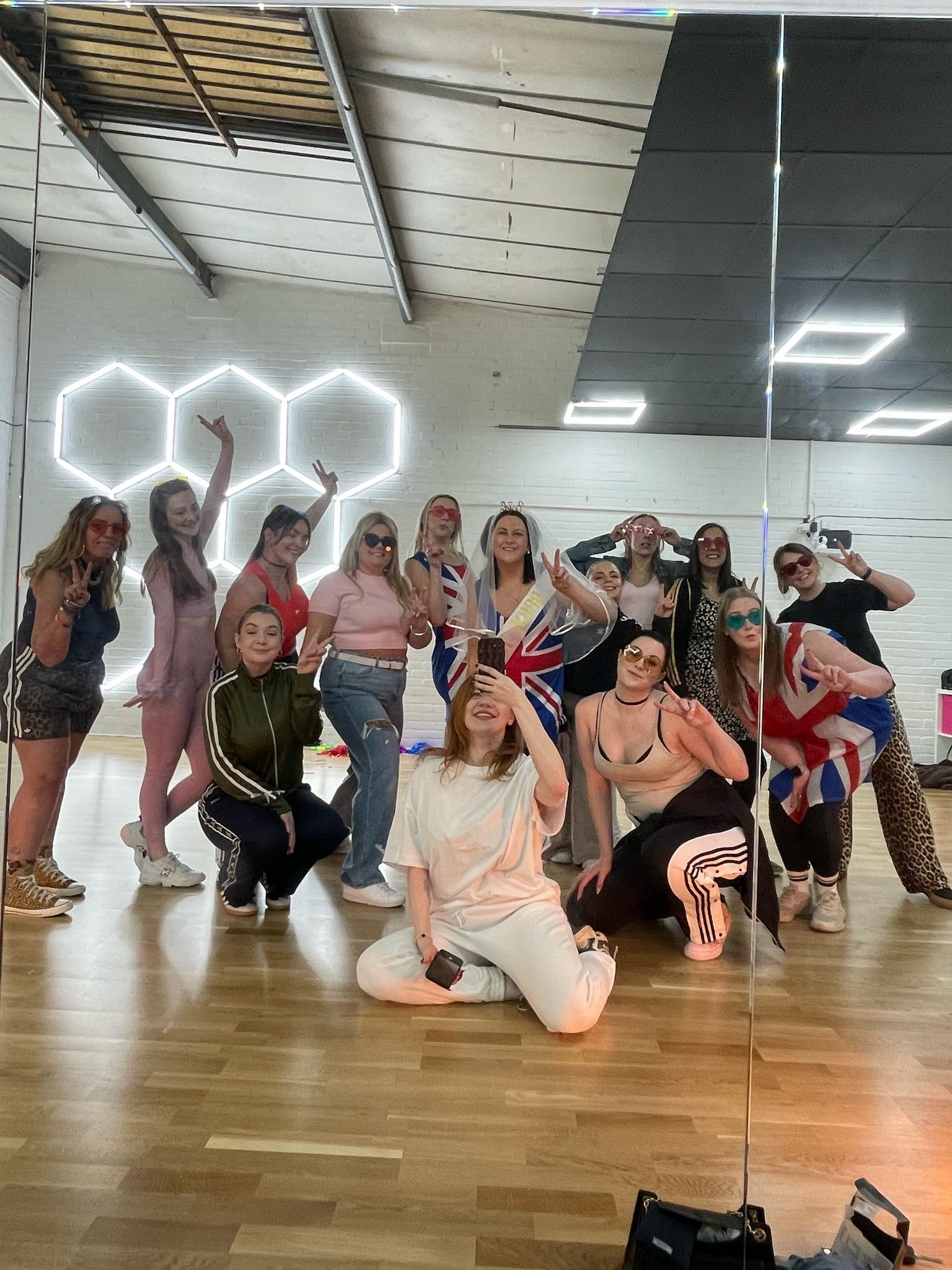 Spice Girls hen party dance group Birmingham celebration