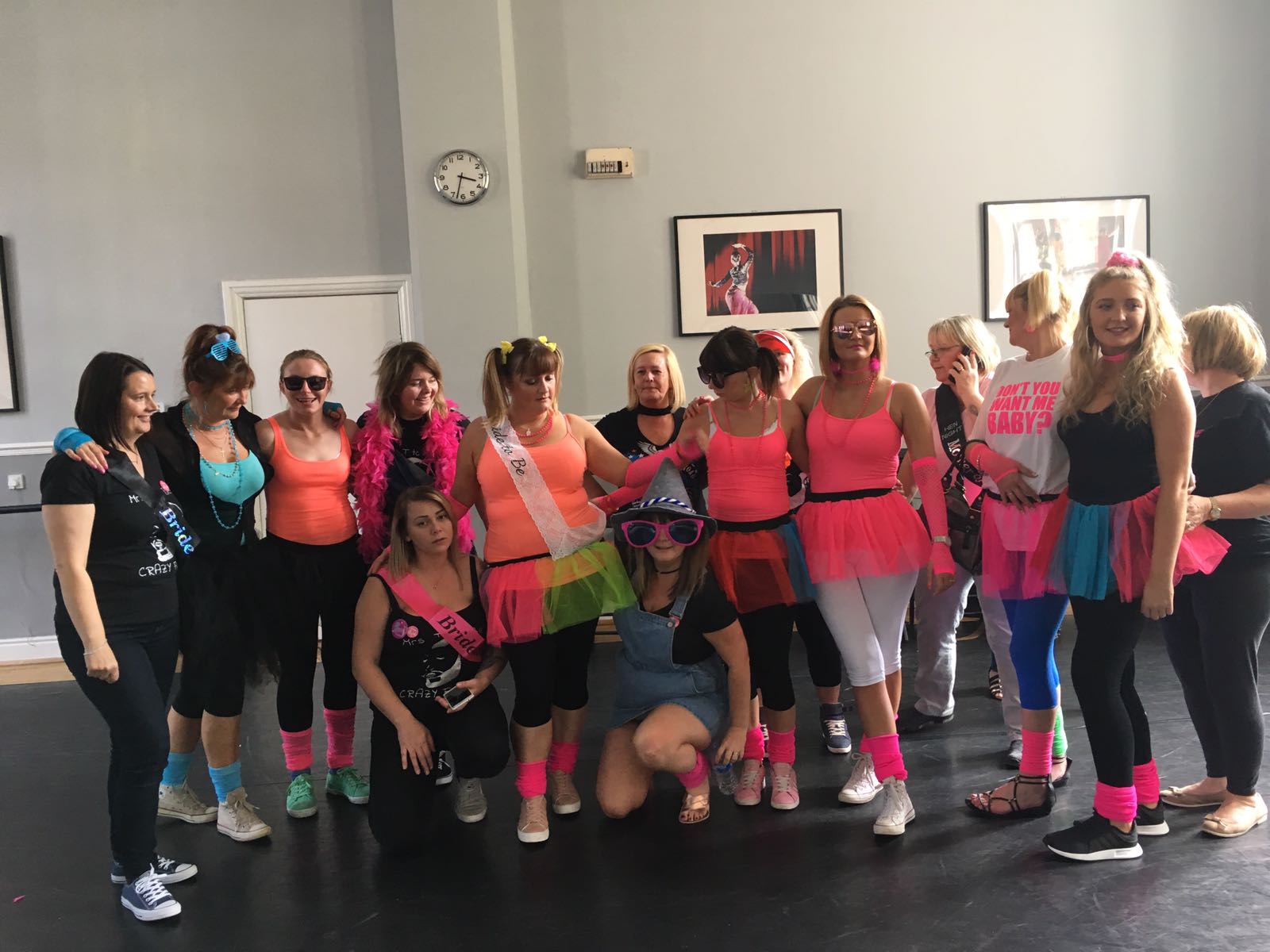 Y2K hen party class Birmingham city centre